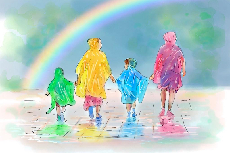 La famiglia LGBTQIA+ attenta ai diritti dei figli